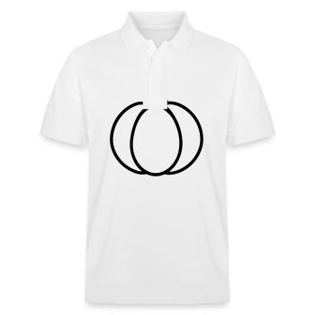 citrouille - Polo PREPSTER bio Stanley/Stella Unisexe - blanc - Devant - Roxy (174cm) & Andy (188cm)