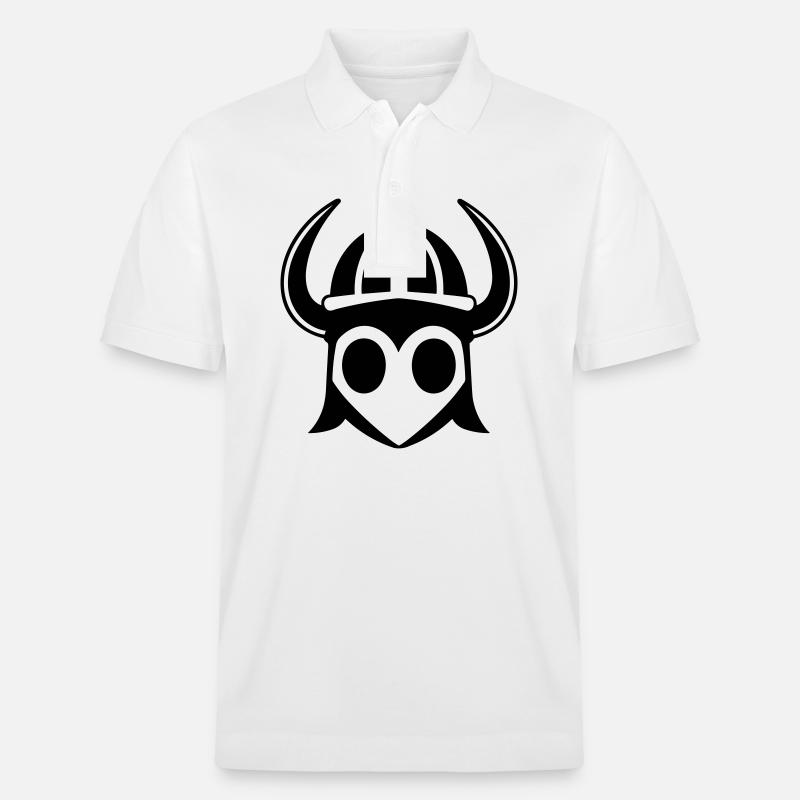 Wikingerhelm Krieger - Stanley/Stella Unisex Bio-Poloshirt PREPSTER - Weiß