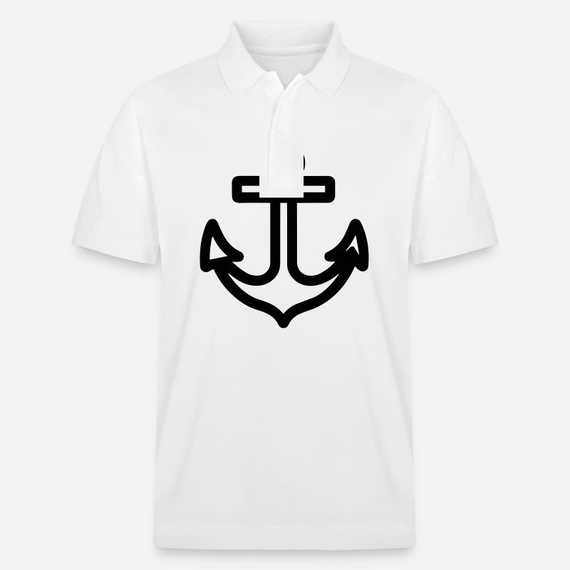 Anker - Stanley/Stella Unisex Bio-Poloshirt PREPSTER - Weiß
