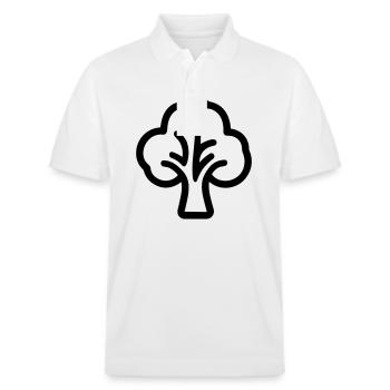 Brokkoli - Stanley/Stella Unisex Bio-Poloshirt PREPSTER - Weiß - Vorne - Roxy (174cm) & Andy (188cm)