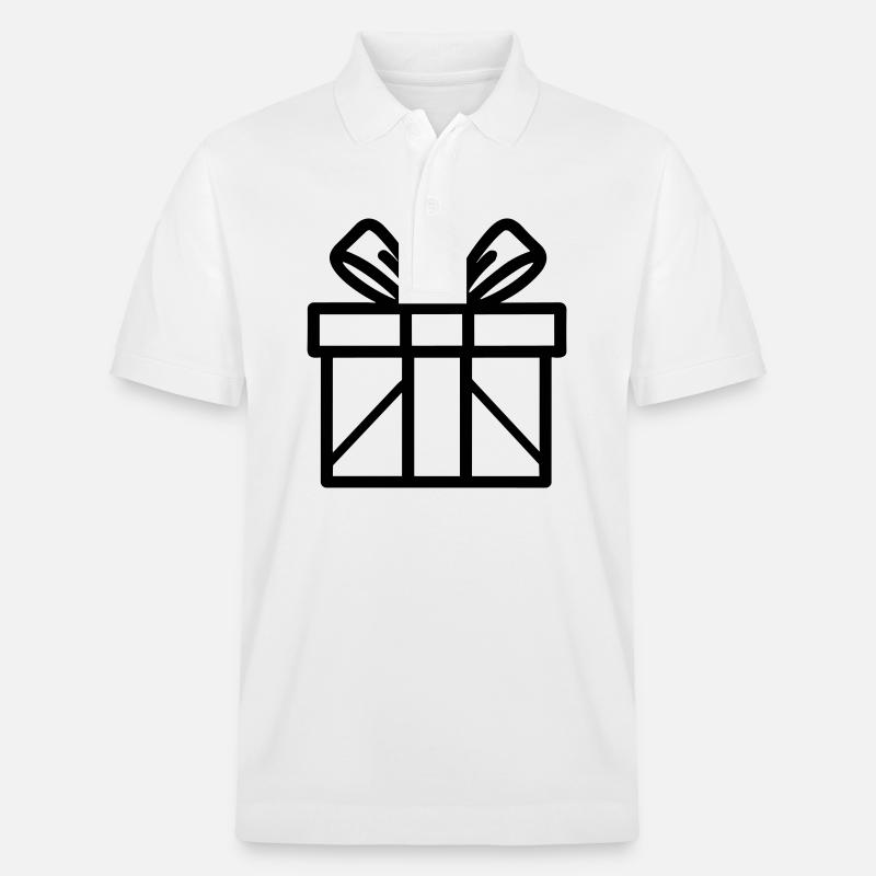 Petite boite cadeau - Polo PREPSTER bio Stanley/Stella Unisexe - blanc