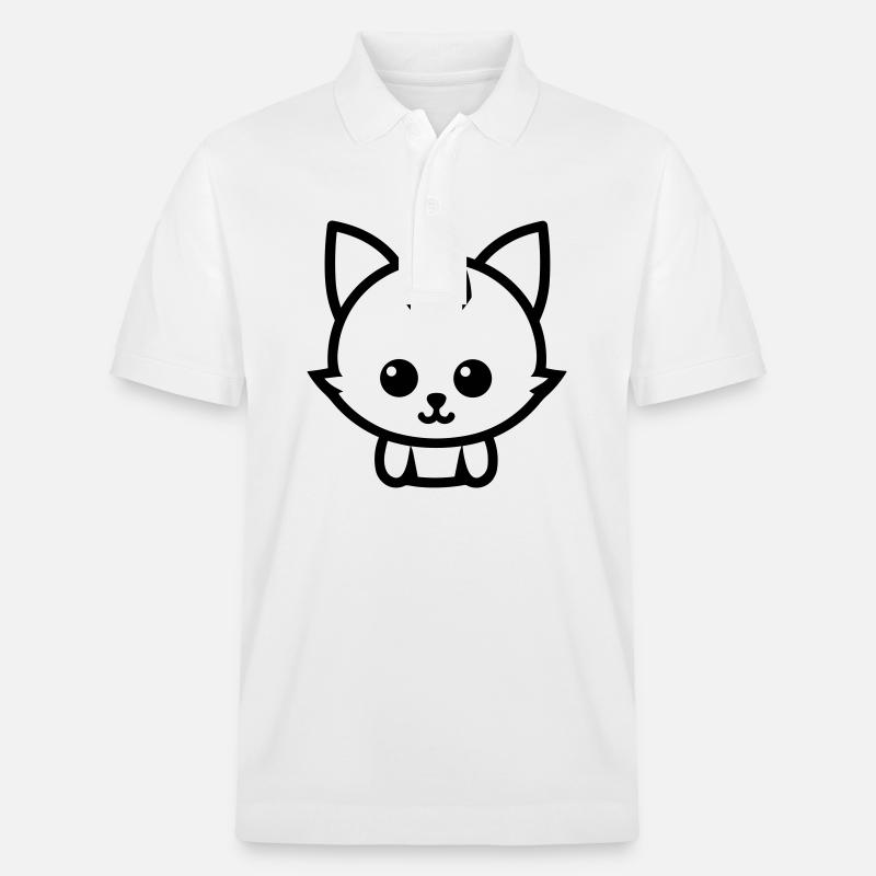 Fuchs - Stanley/Stella Unisex Bio-Poloshirt PREPSTER - Weiß