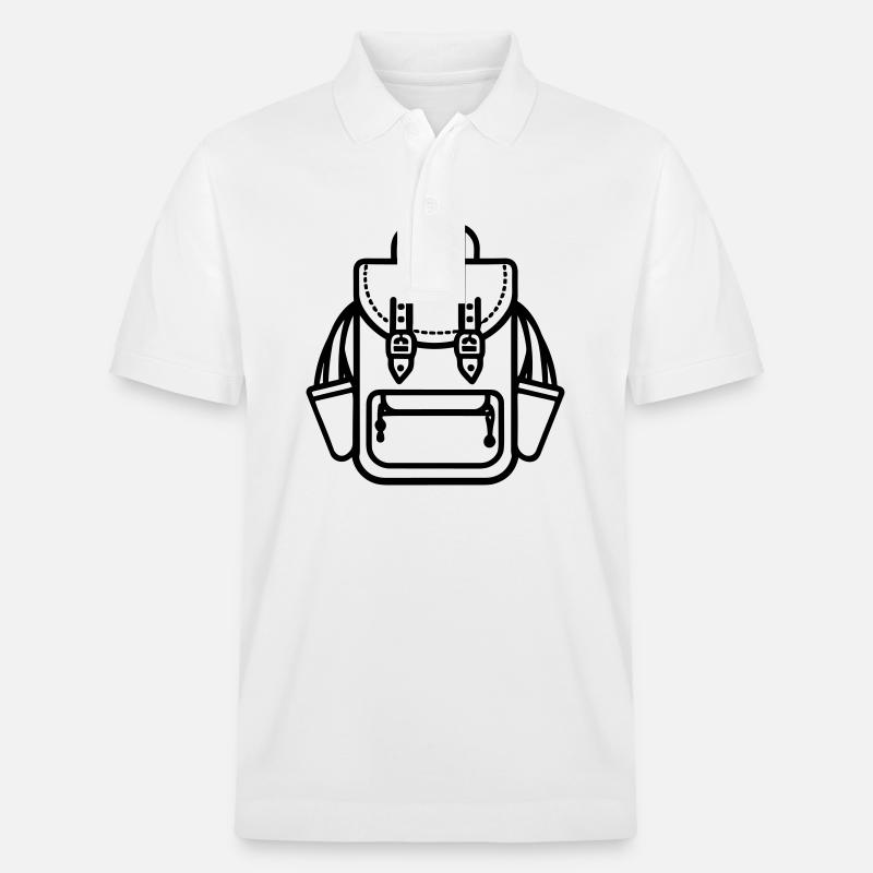 Rucksack - Stanley/Stella Unisex Bio-Poloshirt PREPSTER - Weiß