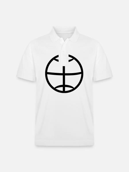 Basketball - Stanley/Stella Unisex Organic Polo Shirt PREPSTER - white