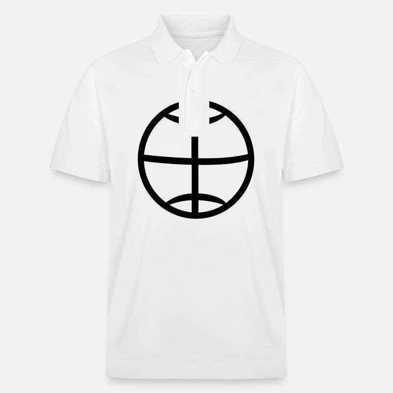 Basketball - Stanley/Stella Unisex Bio-Poloshirt PREPSTER - Weiß