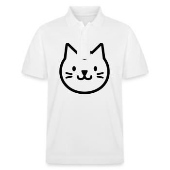 kitten - Stanley/Stella Unisex Organic Polo Shirt PREPSTER - white - Front - Roxy (174cm) & Andy (188cm)