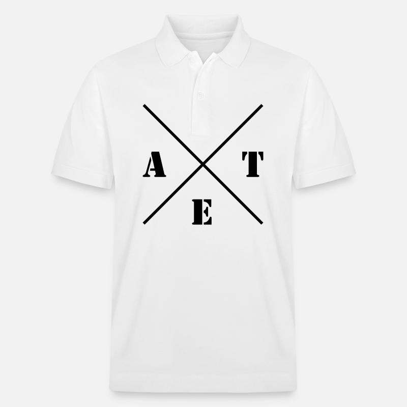 Mafia Pate Logo - Stanley/Stella Unisex Bio-Poloshirt PREPSTER - Weiß