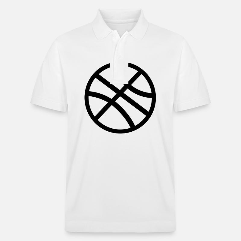 Ballon de basket - Polo PREPSTER bio Stanley/Stella Unisexe - blanc
