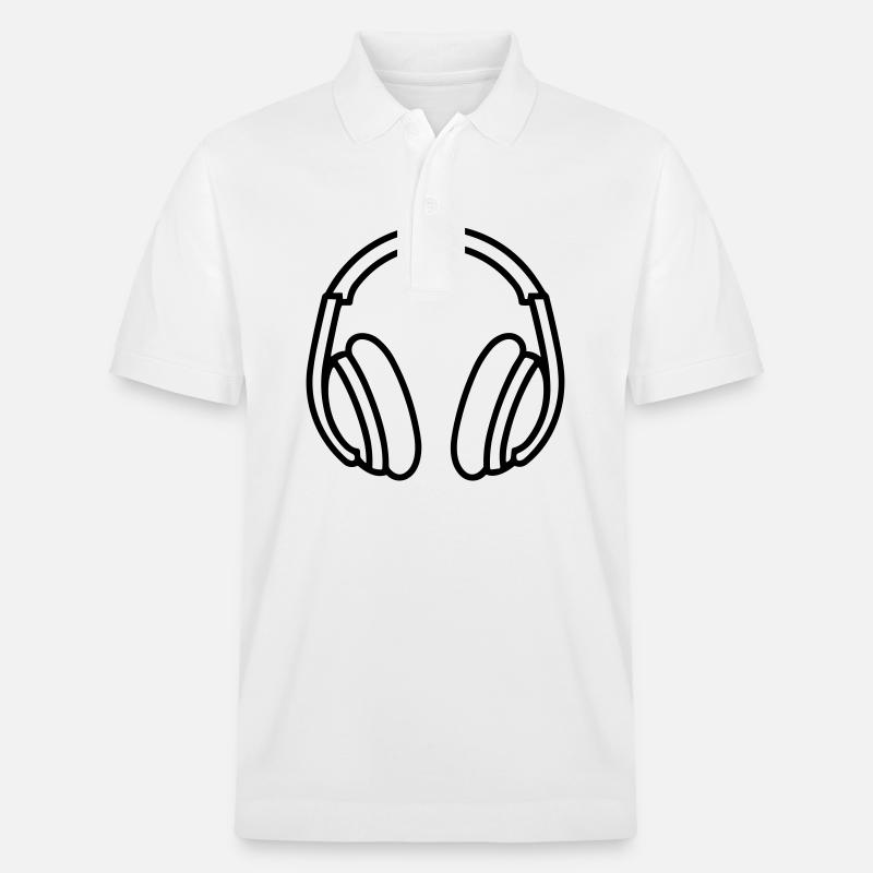 Gaming-Headset - Stanley/Stella Unisex Bio-Poloshirt PREPSTER - Weiß