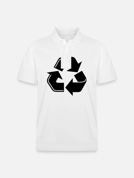 recycling - Stanley/Stella Unisex Organic Polo Shirt PREPSTER - white