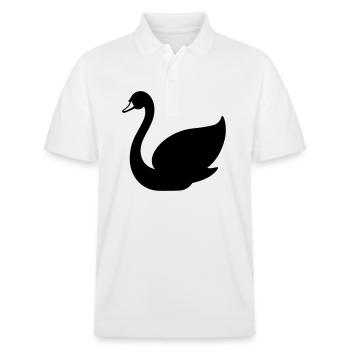 Cygne - Polo PREPSTER bio Stanley/Stella Unisexe - blanc - Devant - Roxy (174cm) & Andy (188cm)