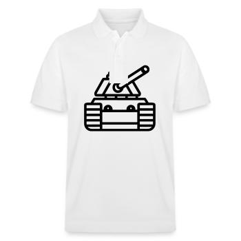 tank - Stanley/Stella Unisex Organic Polo Shirt PREPSTER - white - Front - Roxy (174cm) & Andy (188cm)