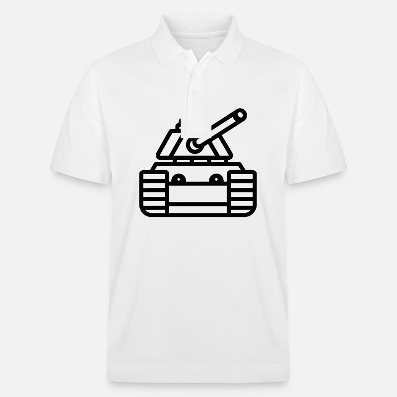 Panzer - Stanley/Stella Unisex Bio-Poloshirt PREPSTER - Weiß