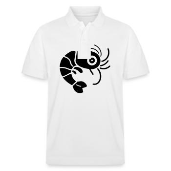 Shrimp - Stanley/Stella Unisex Organic Polo Shirt PREPSTER - white - Front - Roxy (174cm) & Andy (188cm)