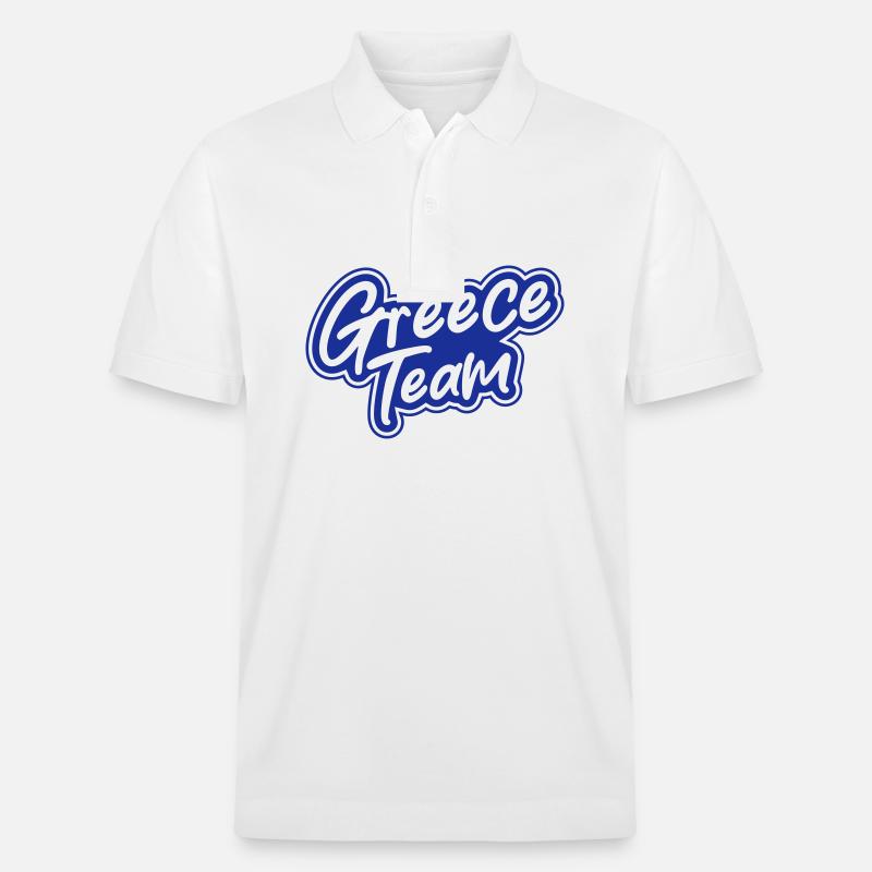Équipe Grèce - Polo PREPSTER bio Stanley/Stella Unisexe - blanc