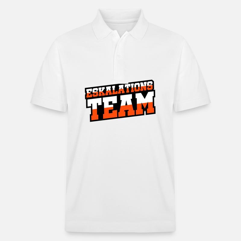 Eskalations Team - Stanley/Stella Unisex Bio-Poloshirt PREPSTER - Weiß