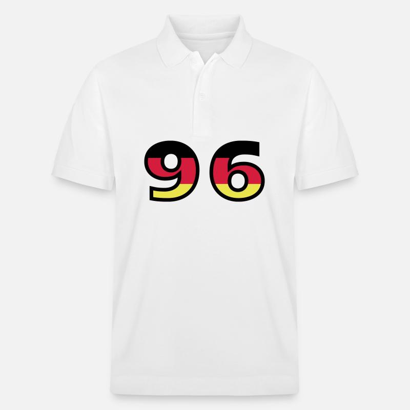 96 Numéro Allemagne Jersey - Polo PREPSTER bio Stanley/Stella Unisexe - blanc