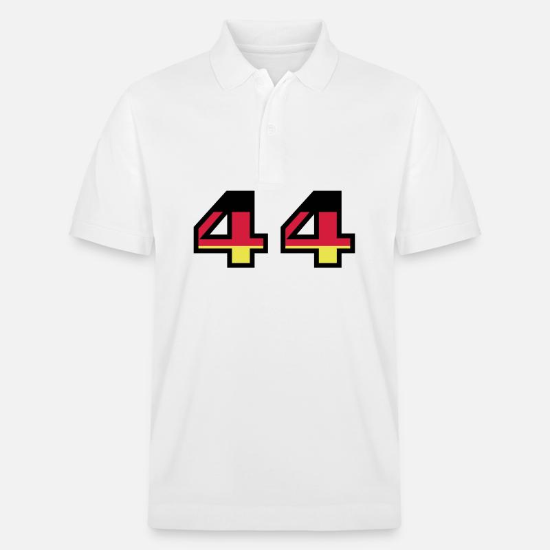 44 Numéro Allemagne Jersey - Polo PREPSTER bio Stanley/Stella Unisexe - blanc
