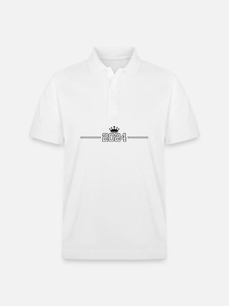 2024 Krone - Stanley/Stella Unisex Bio-Poloshirt PREPSTER - Weiß