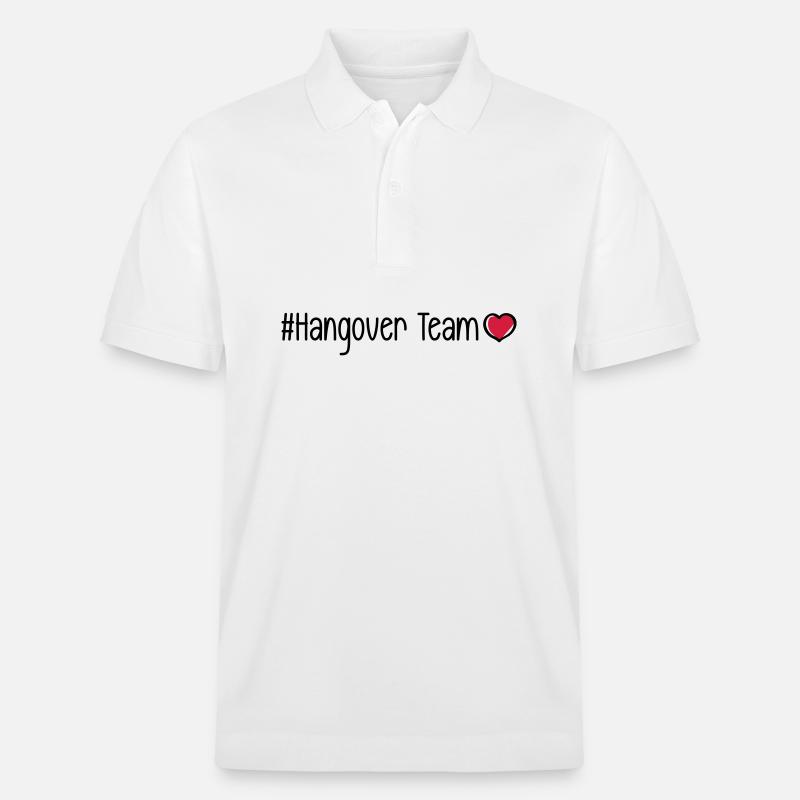 Gueule de bois Cœur d’équipe - Polo PREPSTER bio Stanley/Stella Unisexe - blanc