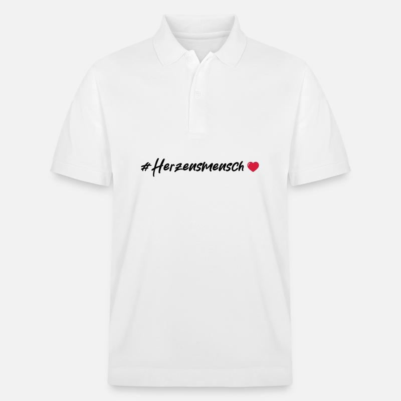 Cœur sincère - Polo PREPSTER bio Stanley/Stella Unisexe - blanc