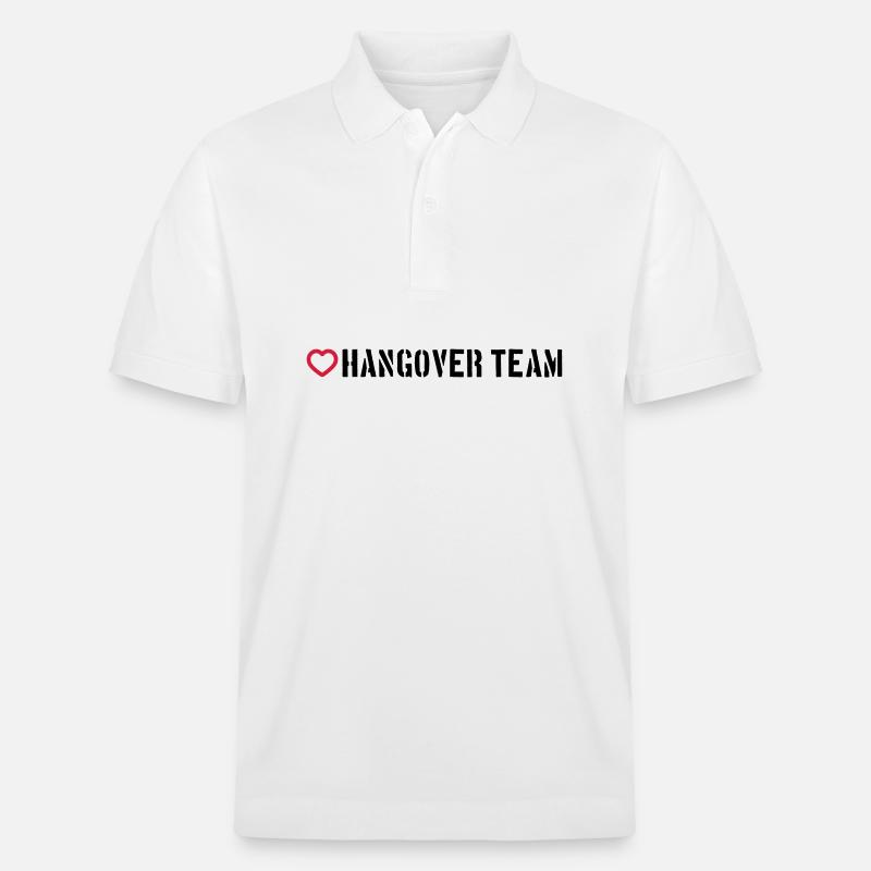 Gueule de bois Cœur d’équipe - Polo PREPSTER bio Stanley/Stella Unisexe - blanc