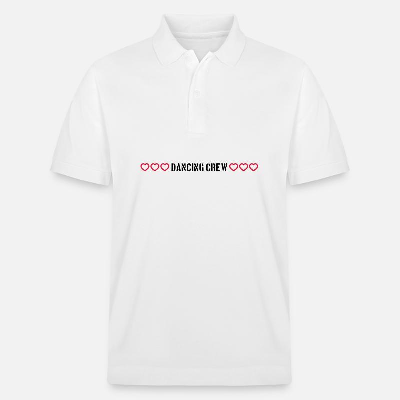 dancing crew herzchen - Stanley/Stella Unisex Bio-Poloshirt PREPSTER - Weiß