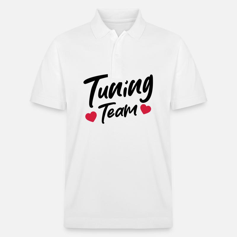 Tuning Team - Stanley/Stella Unisex Bio-Poloshirt PREPSTER - Weiß