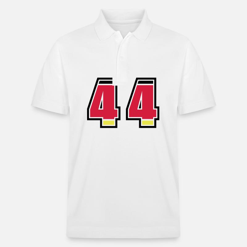 44 Numéro Allemagne Jersey - Polo PREPSTER bio Stanley/Stella Unisexe - blanc