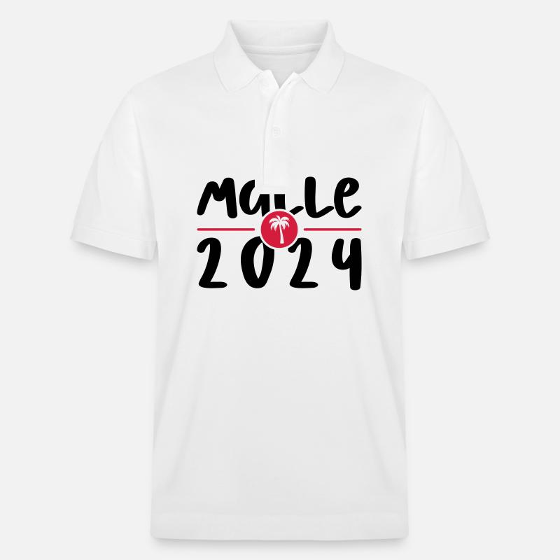 Malle 2024 - Stanley/Stella Unisex Bio-Poloshirt PREPSTER - Weiß