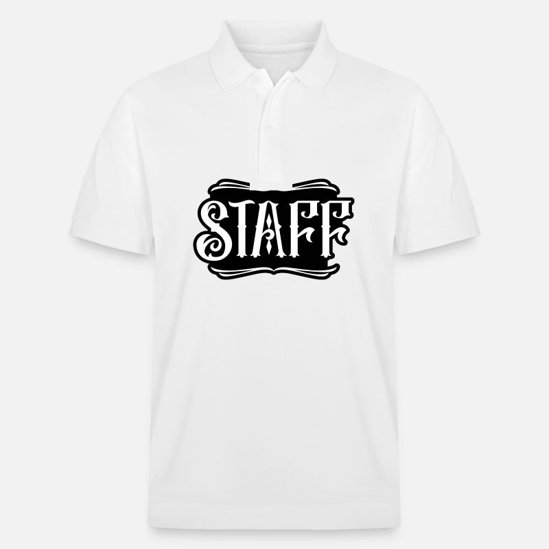 Staff Mitglied - Stanley/Stella Unisex Bio-Poloshirt PREPSTER - Weiß