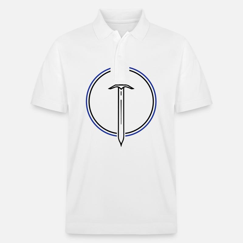Icône d’épée - Polo PREPSTER bio Stanley/Stella Unisexe - blanc