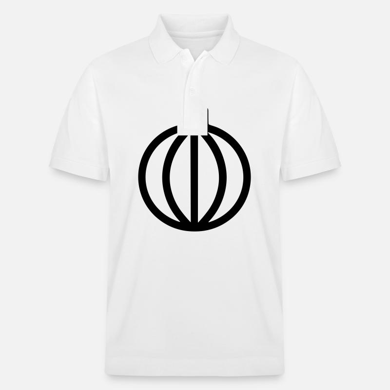 Weihnachtskugel - Stanley/Stella Unisex Bio-Poloshirt PREPSTER - Weiß