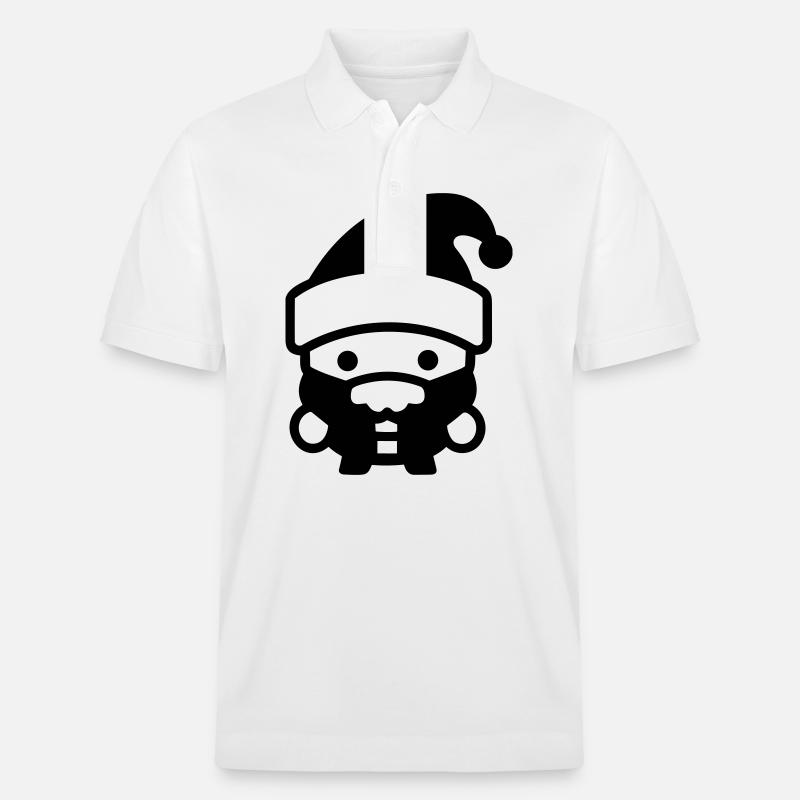 Kleiner Weihnachtsmann - Stanley/Stella Unisex Bio-Poloshirt PREPSTER - Weiß