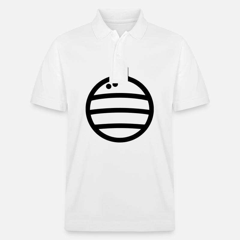 Weihnachtskugel - Stanley/Stella Unisex Bio-Poloshirt PREPSTER - Weiß