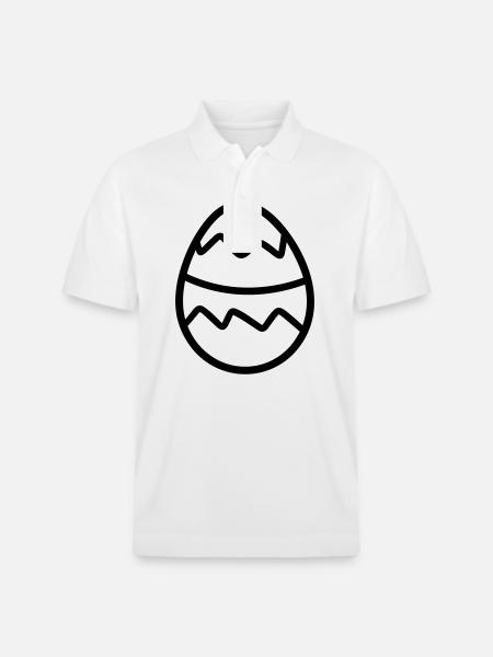 Ei - Stanley/Stella Unisex Bio-Poloshirt PREPSTER - Weiß
