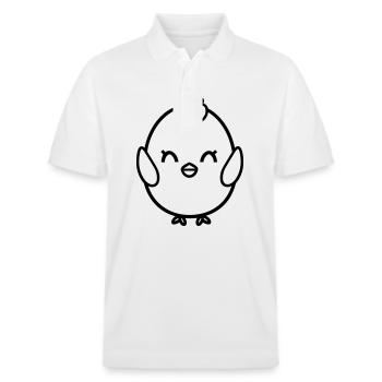 chick - Stanley/Stella Unisex Organic Polo Shirt PREPSTER - white - Front - Roxy (174cm) & Andy (188cm)