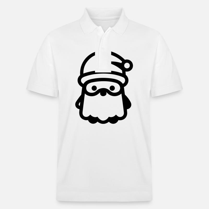 Petit pere noel - Polo PREPSTER bio Stanley/Stella Unisexe - blanc