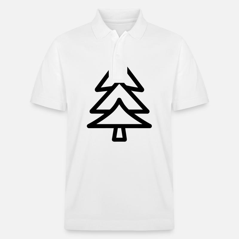 Weihnachtsbaum - Stanley/Stella Unisex Bio-Poloshirt PREPSTER - Weiß