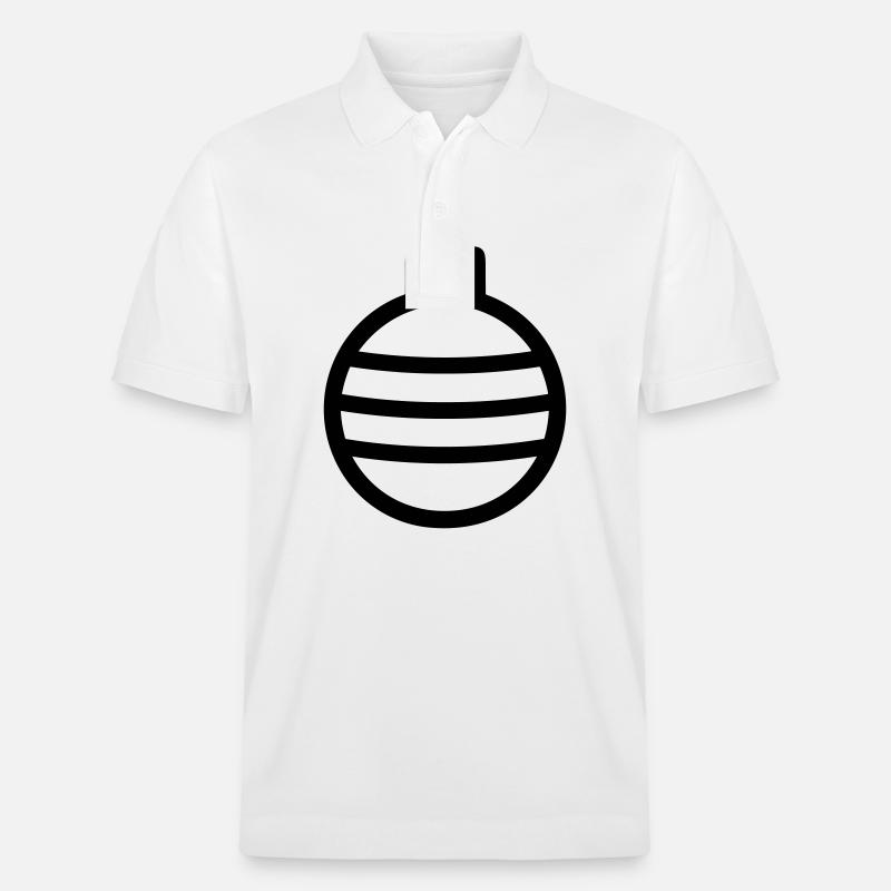 Weihnachtskugel - Stanley/Stella Unisex Bio-Poloshirt PREPSTER - Weiß