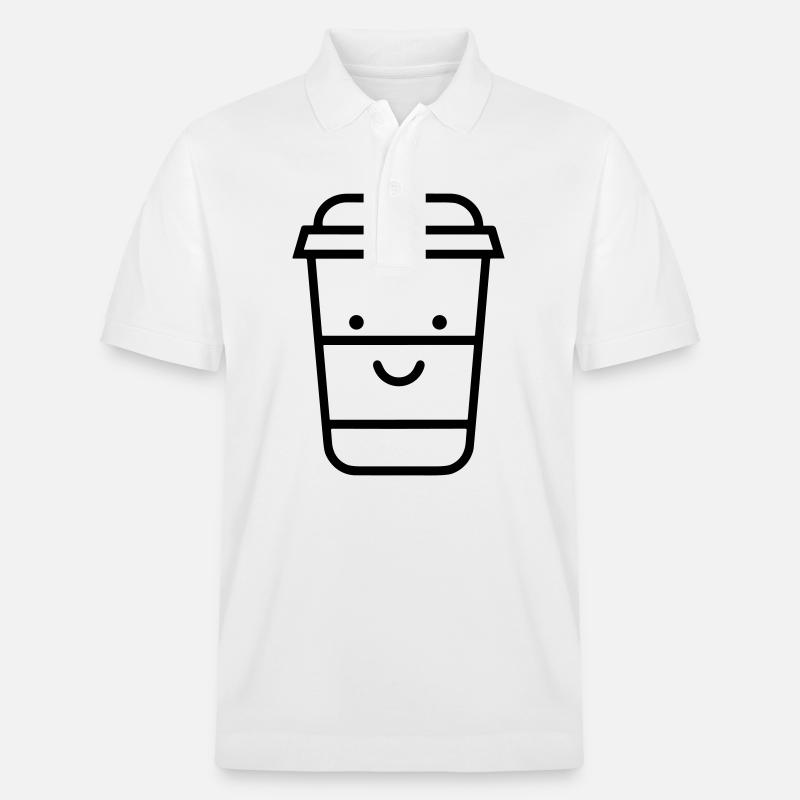 Kaffeebecher - Stanley/Stella Unisex Bio-Poloshirt PREPSTER - Weiß