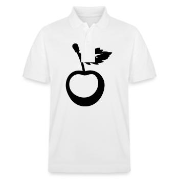 cherry - Stanley/Stella Unisex Organic Polo Shirt PREPSTER - white - Front - Roxy (174cm) & Andy (188cm)