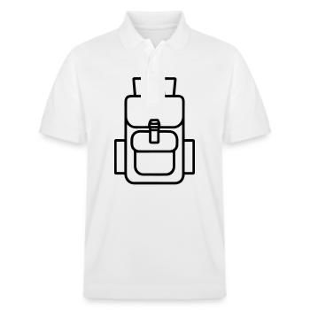 Backpack - Stanley/Stella Unisex Organic Polo Shirt PREPSTER - white - Front - Roxy (174cm) & Andy (188cm)