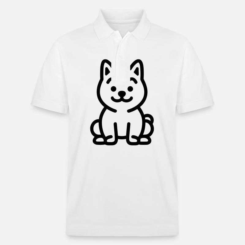 Chien - Polo PREPSTER bio Stanley/Stella Unisexe - blanc