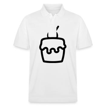 Cupcake - Stanley/Stella Unisex Bio-Poloshirt PREPSTER - Weiß - Vorne - Roxy (174cm) & Andy (188cm)