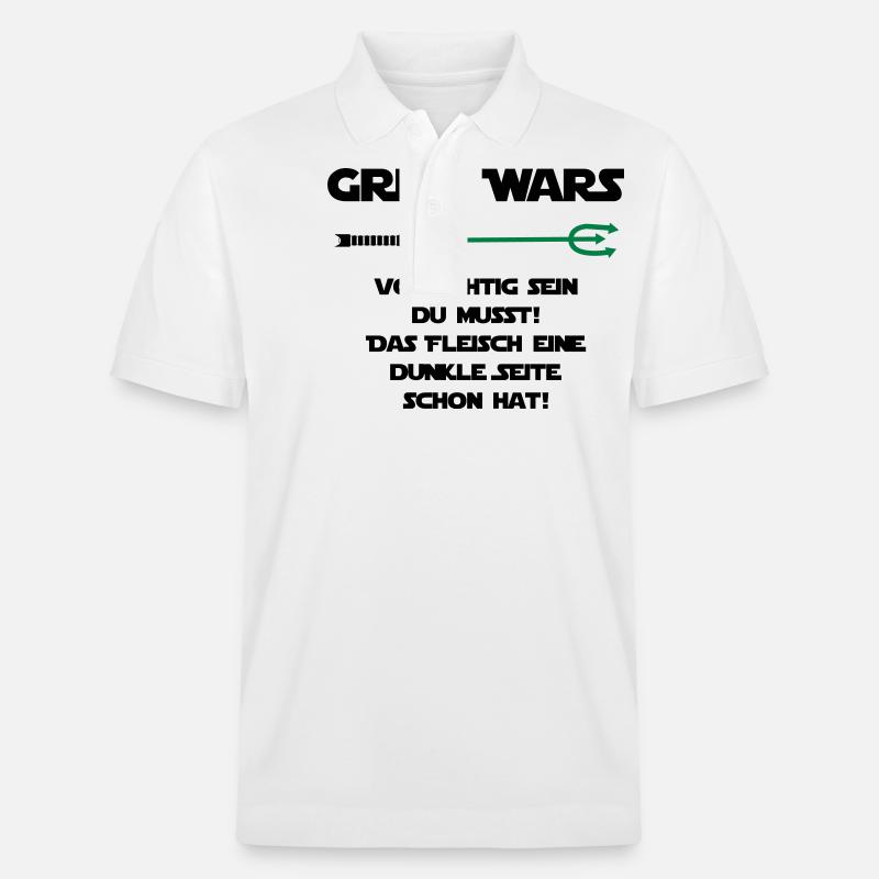Grill Wars - Stanley/Stella Unisex Bio-Poloshirt PREPSTER - Weiß