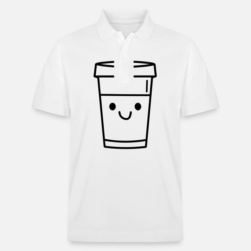 Kaffeebecher - Stanley/Stella Unisex Bio-Poloshirt PREPSTER - Weiß