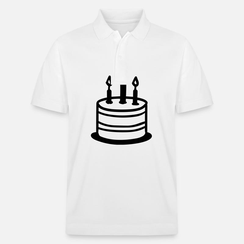 Gateau d'anniversaire - Polo PREPSTER bio Stanley/Stella Unisexe - blanc