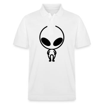 alien - Polo PREPSTER bio Stanley/Stella Unisexe - blanc - Devant - Roxy (174cm) & Andy (188cm)