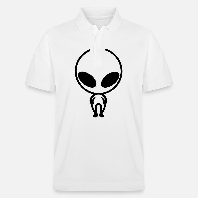 Außerirdischer - Stanley/Stella Unisex Bio-Poloshirt PREPSTER - Weiß